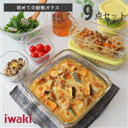 初めての耐熱ガラス9点セット