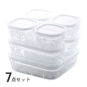 パック＆レンジ(絵柄入り) 7点セット