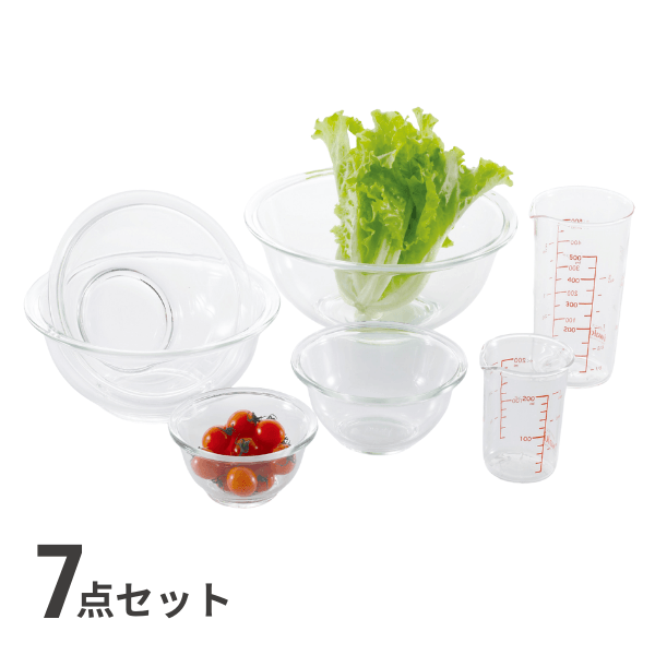 ボウル5点＆メジャー カップセット