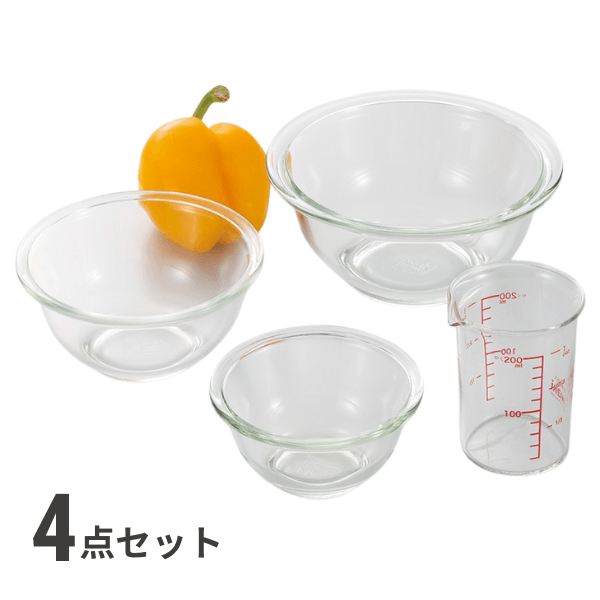 ボウル3点＆メジャー カップセット