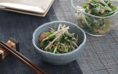 切り干し大根と水菜の和風ナムル