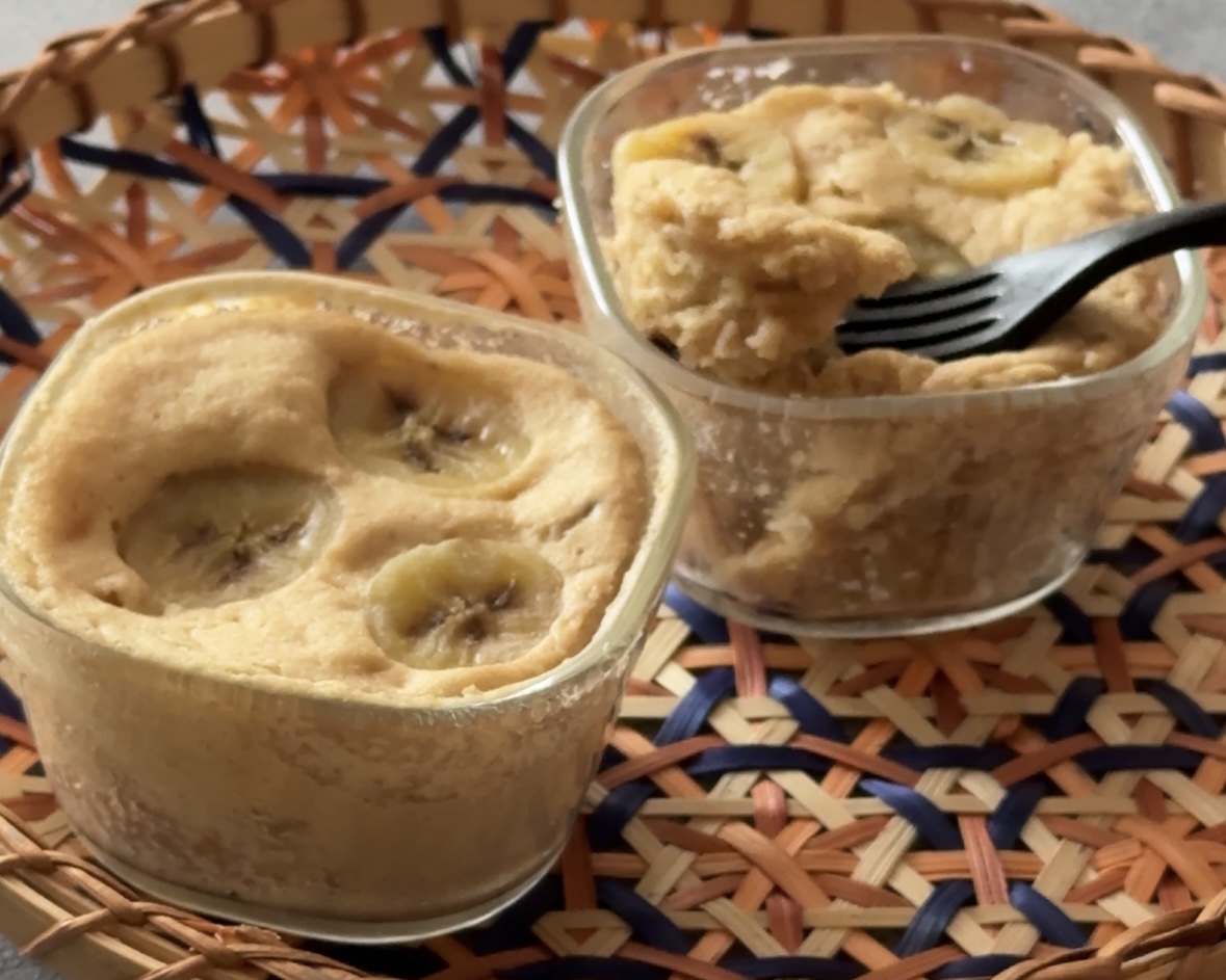 黒糖バナナ蒸しパン