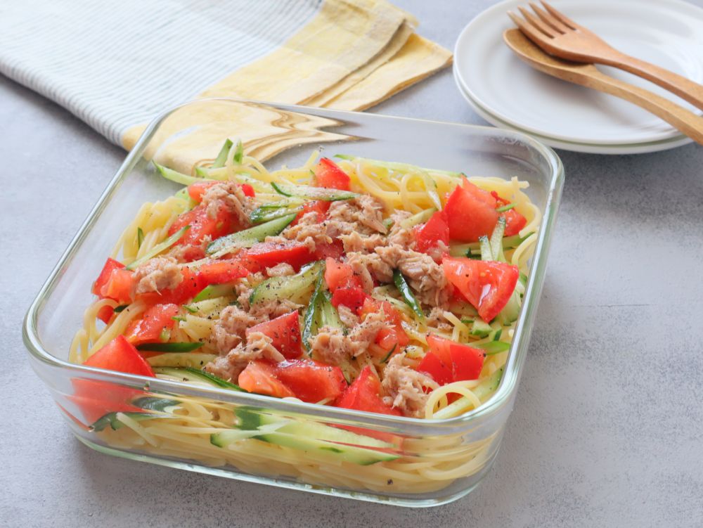 トマトの冷製パスタ