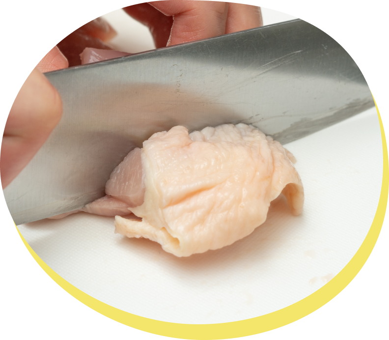 肉の小分け