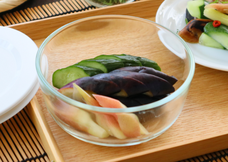 夏野菜でぬか漬け