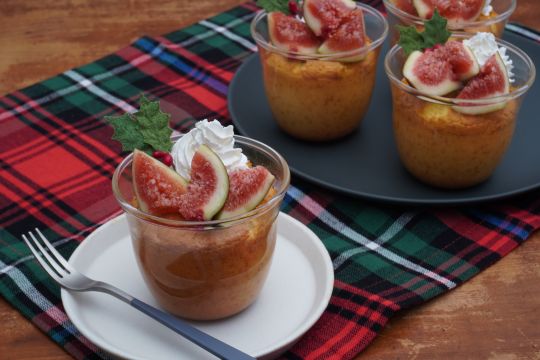 いちじくシフォンケーキ