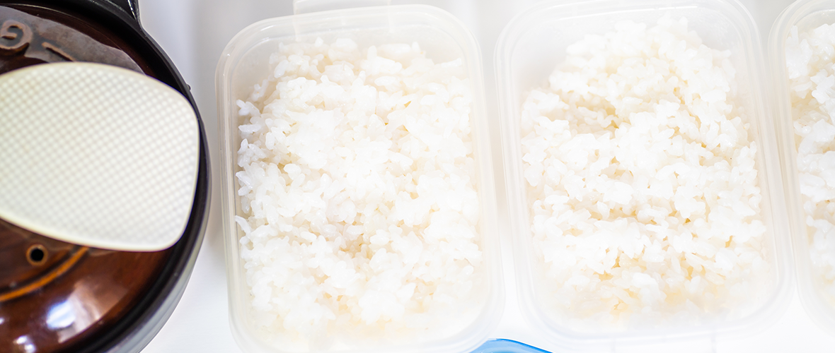 ご飯は保存容器で冷凍するのがおすすめ