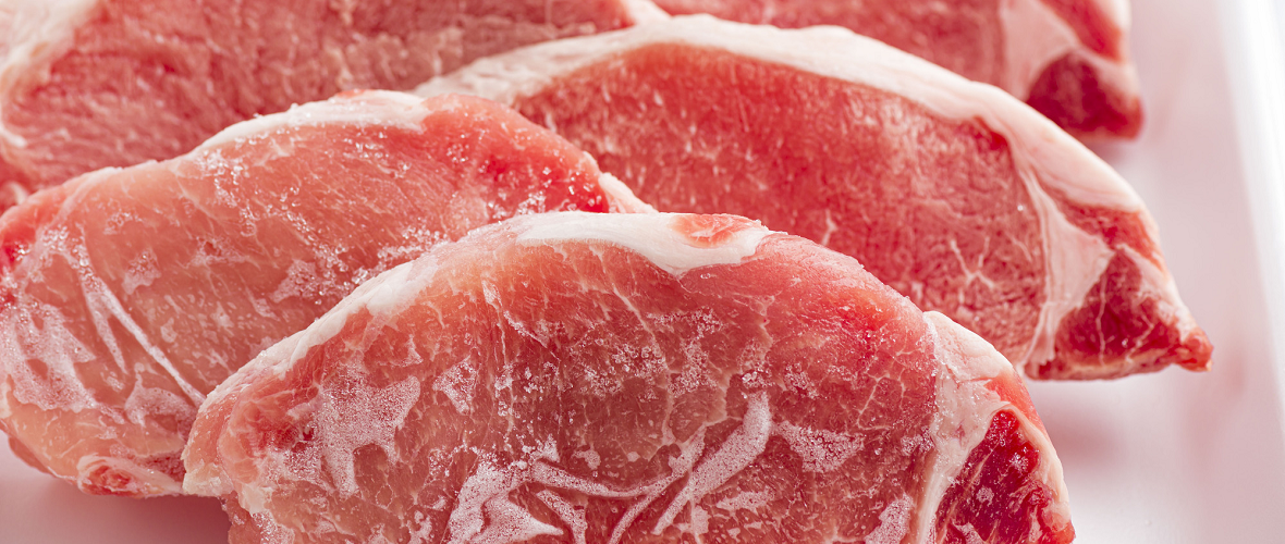冷凍した豚肉の保存期間は？
